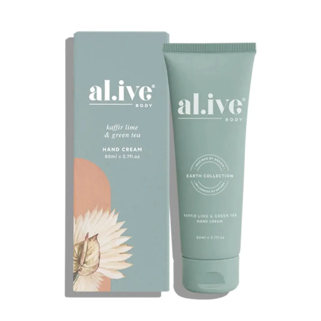 Al.ive Hand Cream 80ml - Kaffir Lime & Green Tea