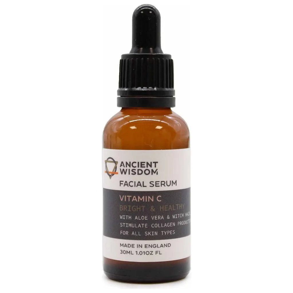 Ancient Wisdom - Natural Facial Serum -Made in England - Vegan - Highly Moisturising