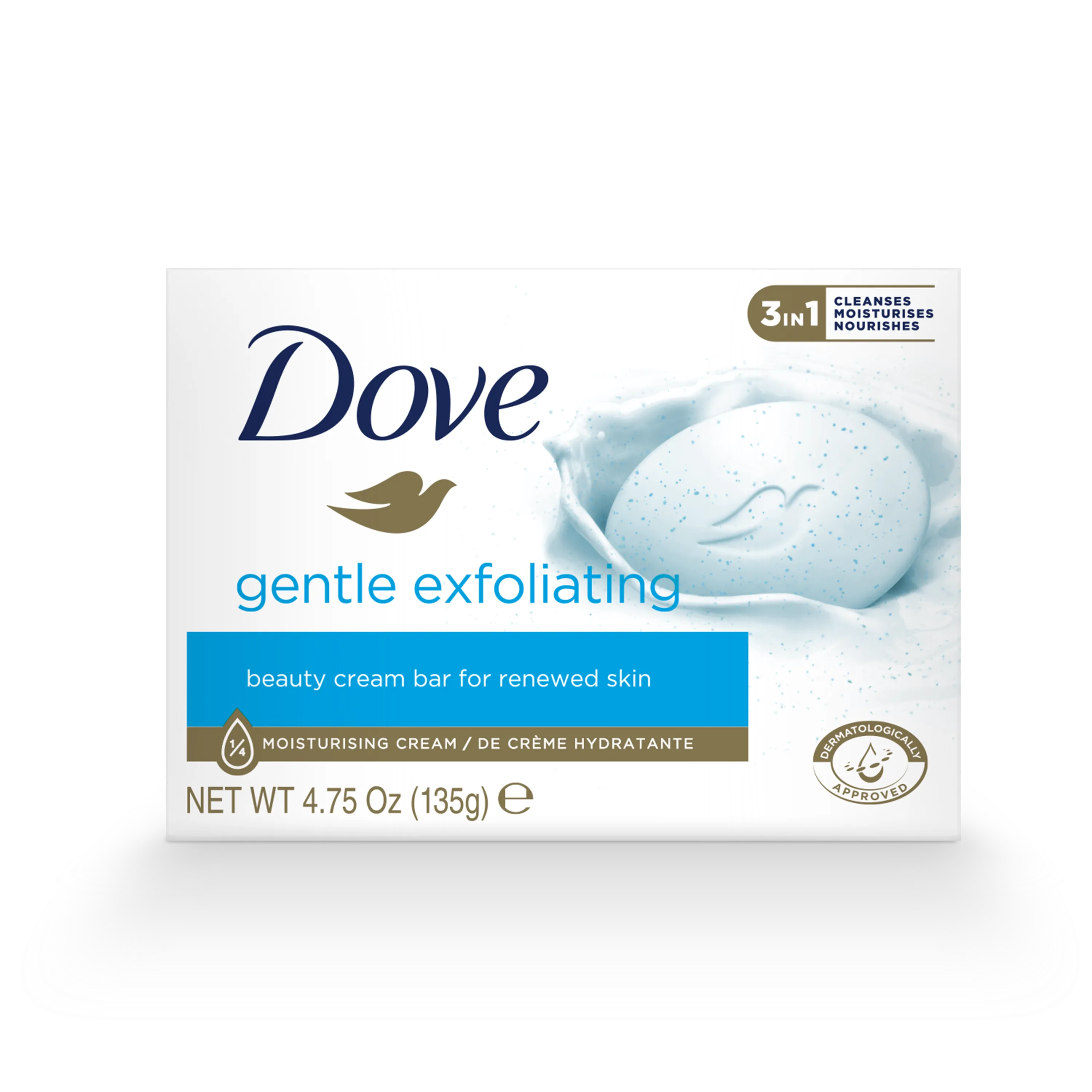 Dove Beauty Bar Soap Gentle Exfoliating 135g