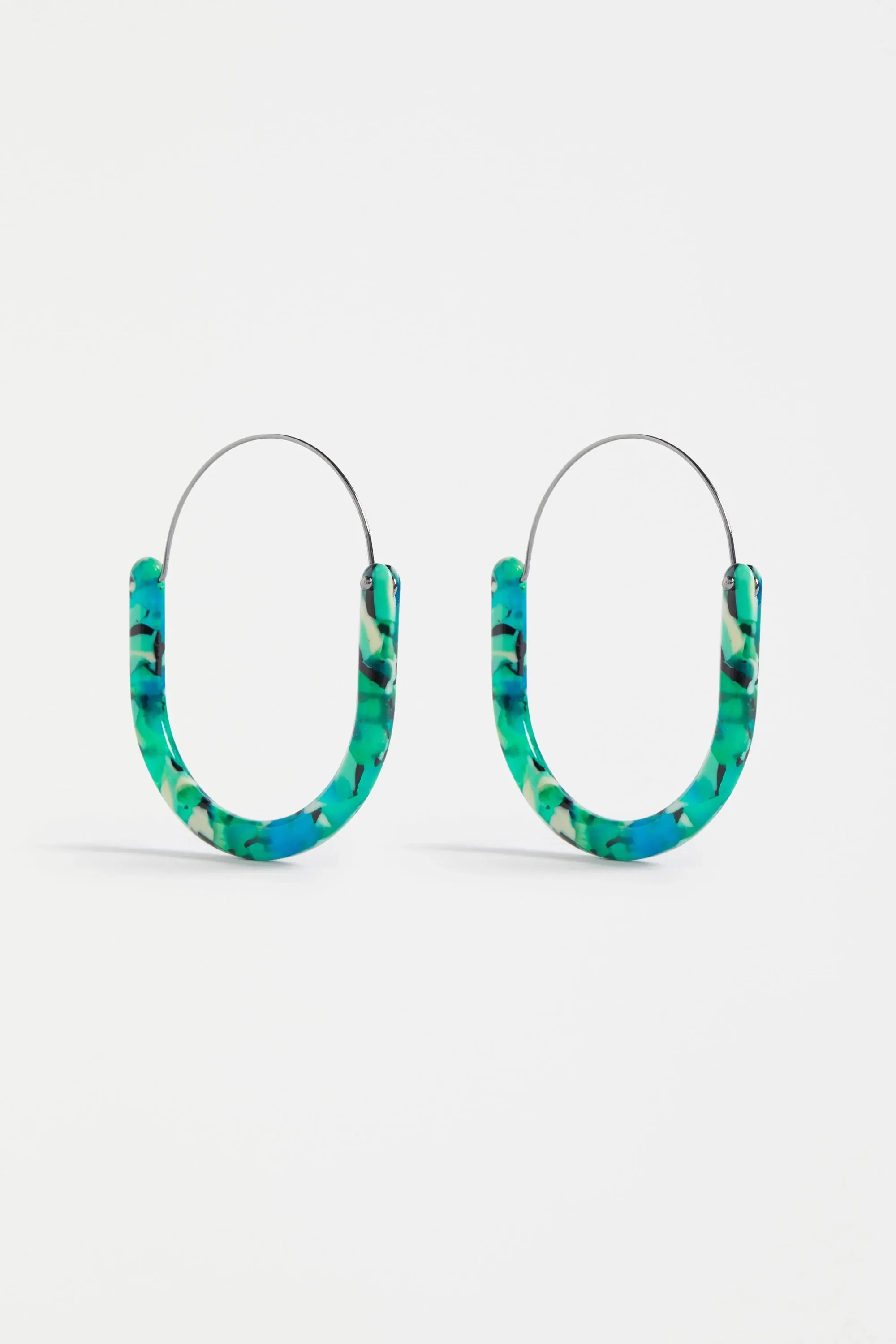 ELK Aki Hoop Earring - Green