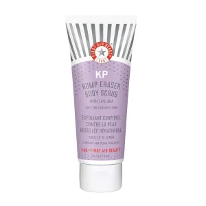 First Aid Beauty KP Bump Eraser Body Scrub with 10% AHA: Vegan Body Scrub to Decongest Pores and Gently Exfoliate the Skin (8 oz)