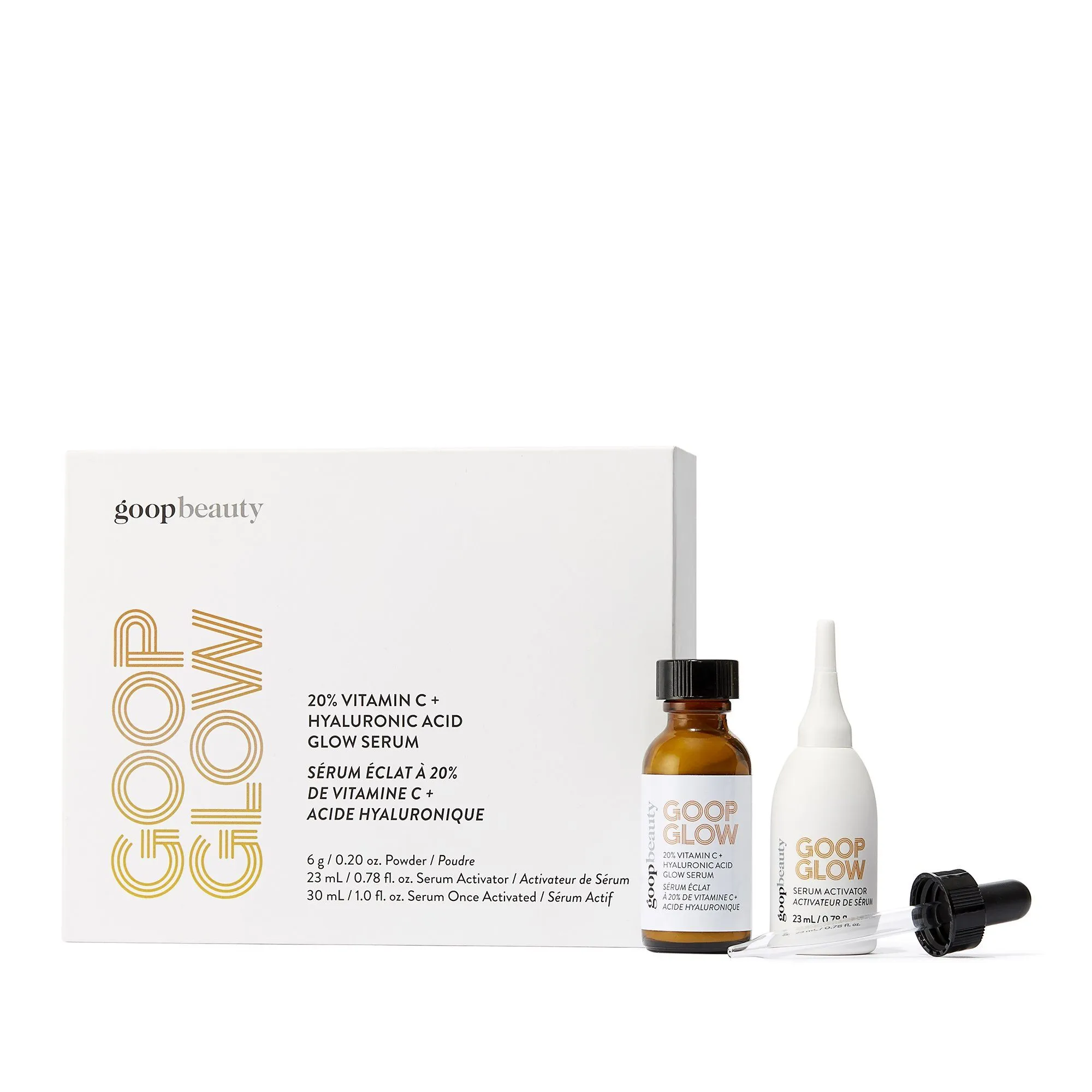 GOOPGLOW 20% Vitamin C   Hyaluronic Glow Serum