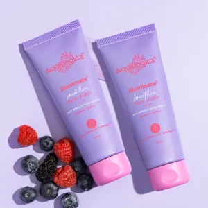 IIIuminate  Smoothie Face Wash with Wild Berries & Alpha Arbutin for Luminous Glow - 100ml (Pack of 2)