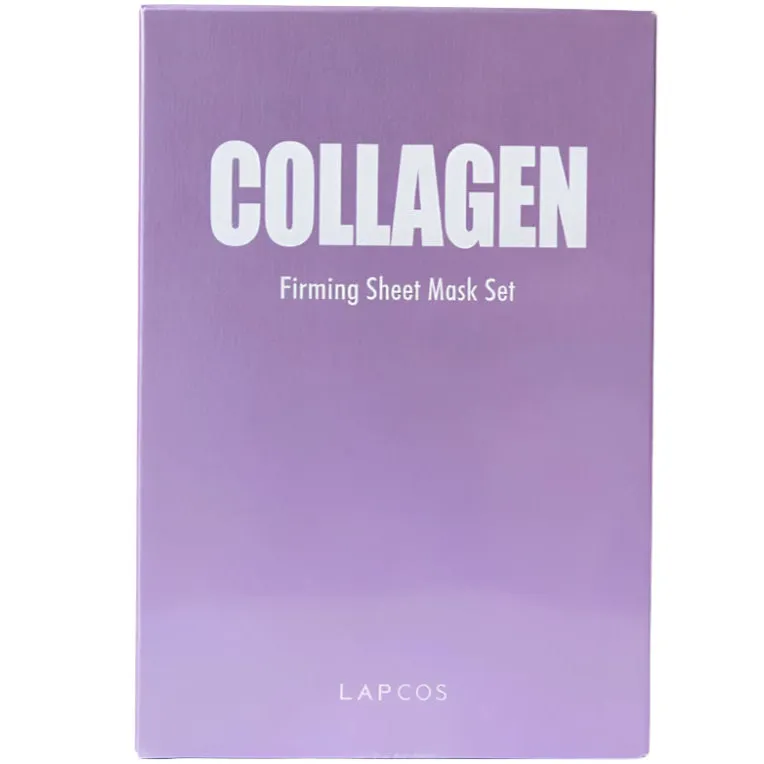 Lapcos Daily Collagen Firming Facial Skin Mask - 5 Pack