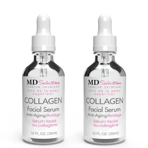 MD Selections Collagen Face Serum, 2-Pack