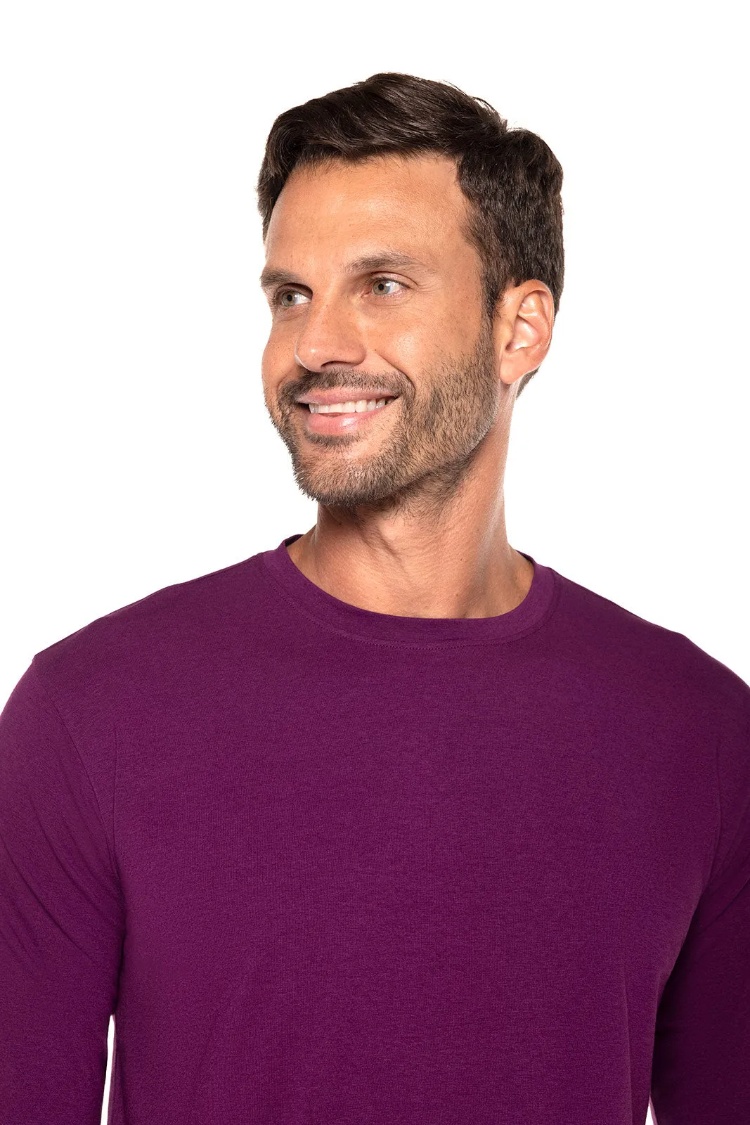 Men's Morada Everyday Long Sleeve T-Shirt  |  Rich Plum