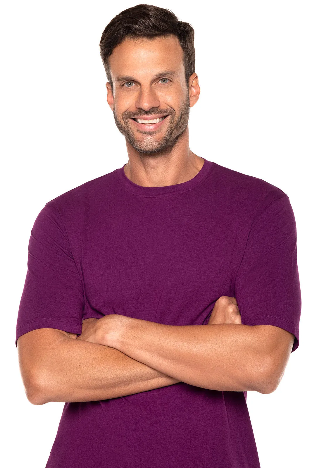 Men's Morada Everyday Long Sleeve T-Shirt  |  Rich Plum