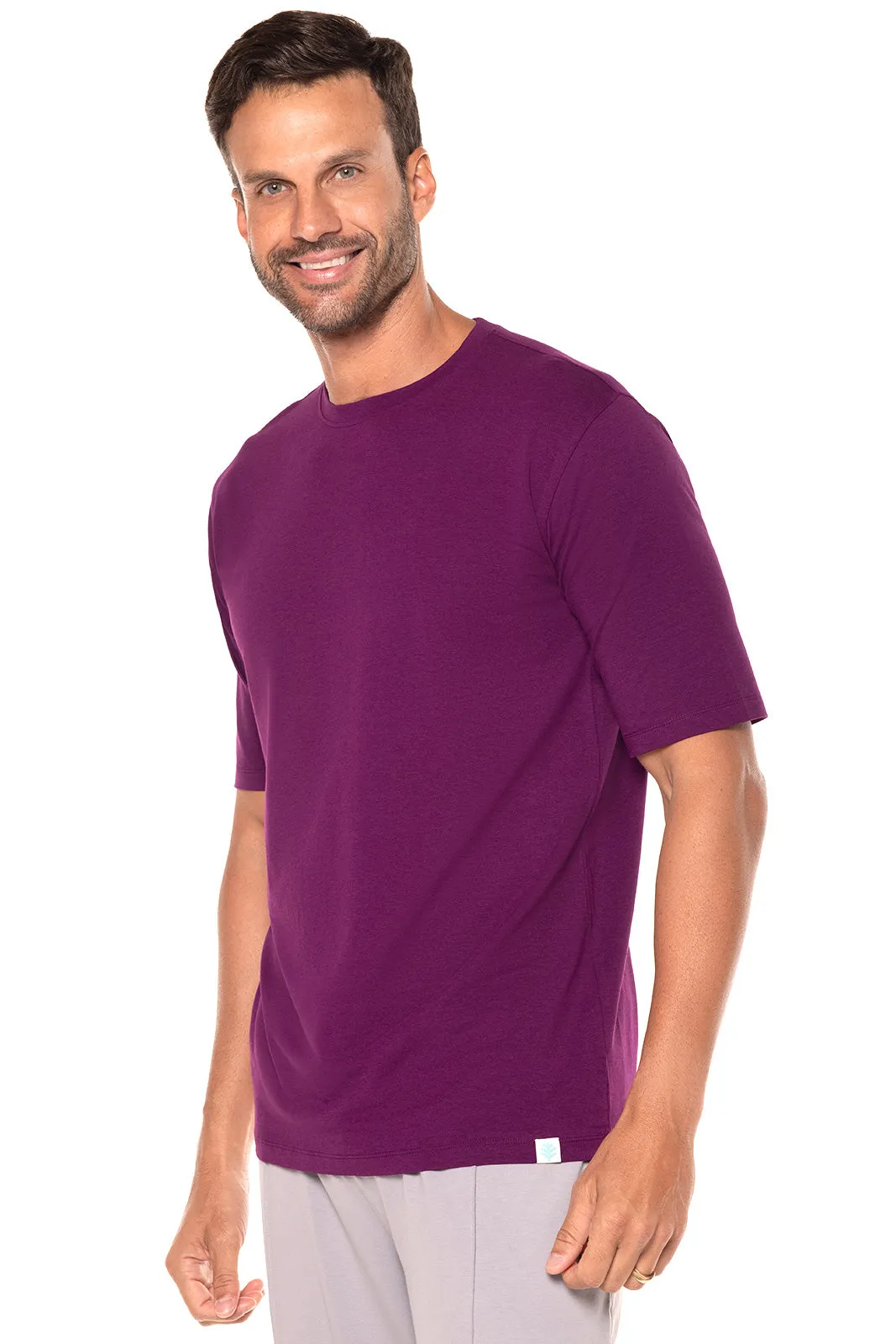 Men's Morada Everyday Long Sleeve T-Shirt  |  Rich Plum