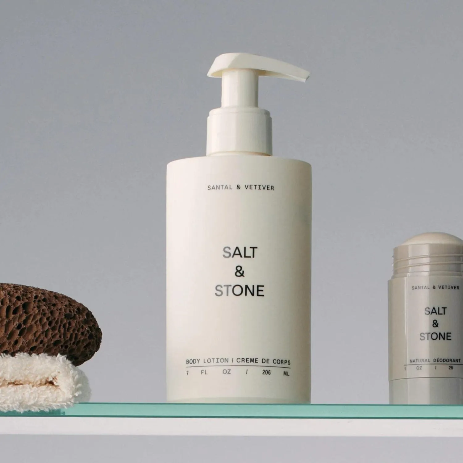 Salt & Stone Body Lotion - Santal & Vetiver (206ml)