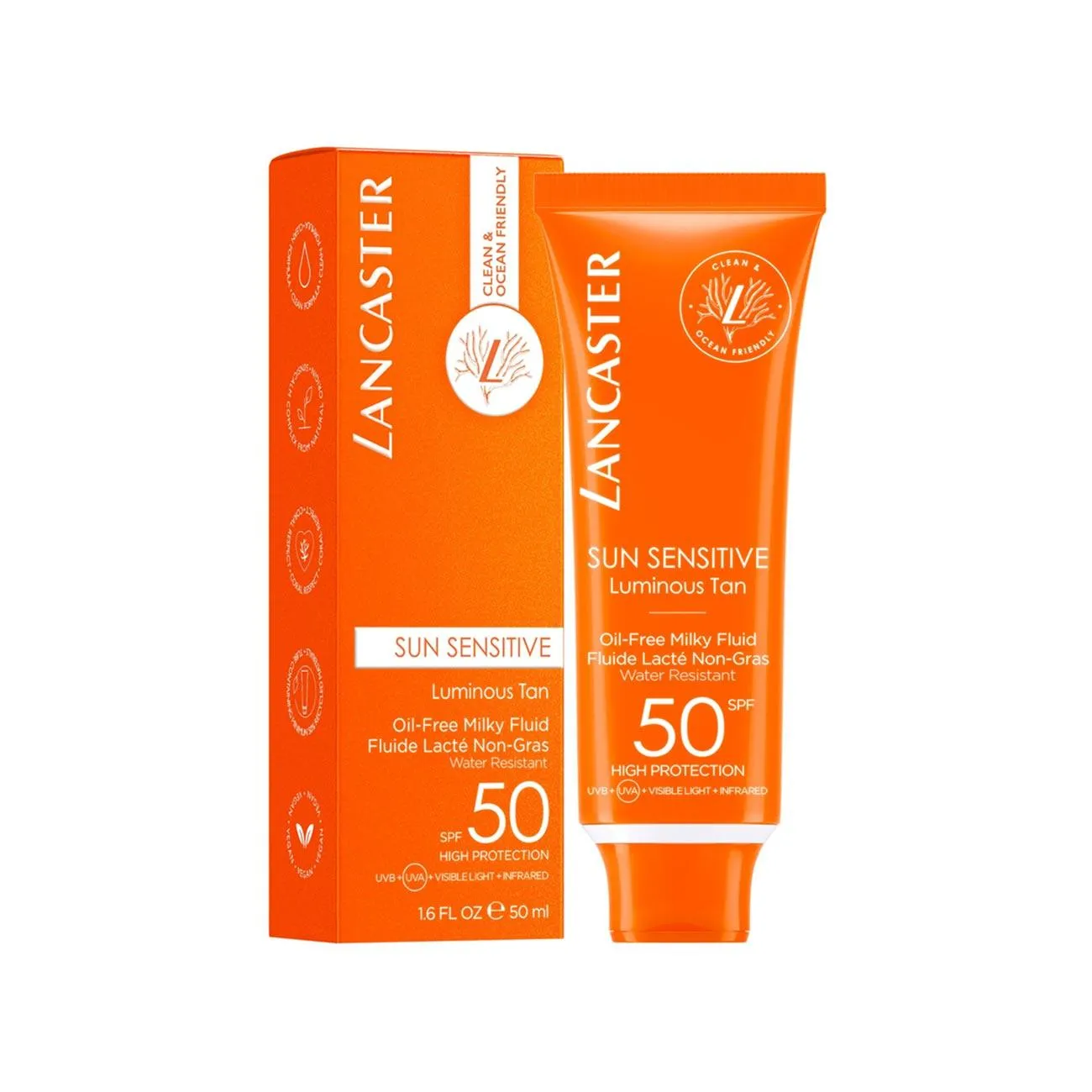 Sun Sensitive Luminous Tan Oil-Free Milky Fluid SPF50